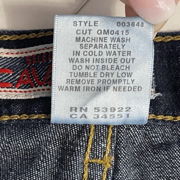 Vintage Z. Cavaricci Mid-rise Bootcut Jeans Dark Wash Size 4 Flared Retro Y2K‎ - Picture 10 of 10